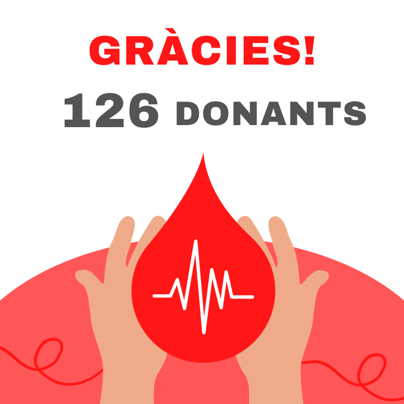Èxit de participació en la donació de sang en reconeixement a l'Ismael!